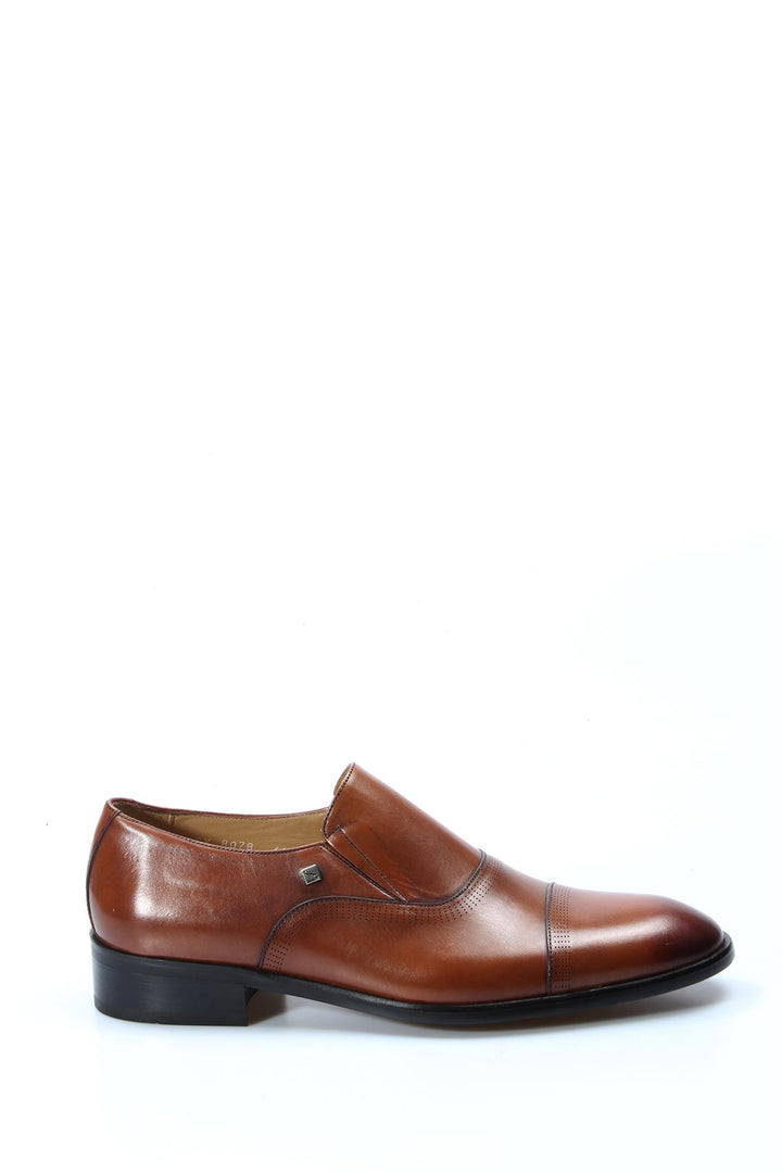 FST Genuine Leather Men's Classic Shoes 278MA8078LZR Tabacco - Benalmádena