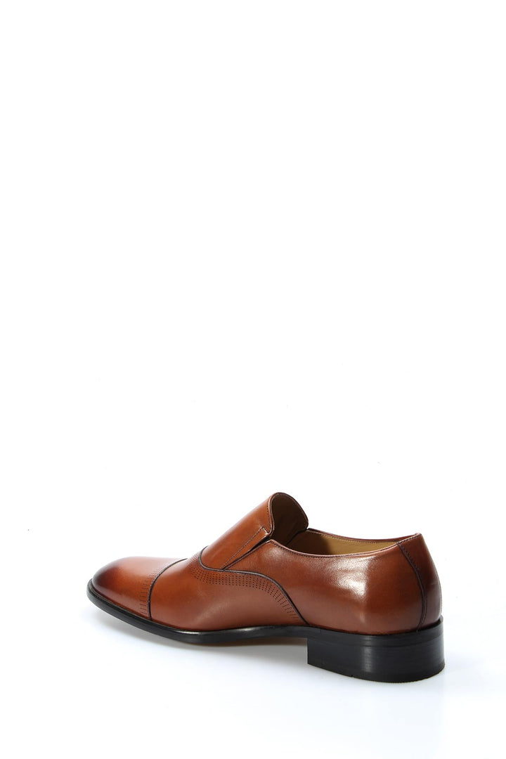 FST Genuine Leather Men's Classic Shoes 278MA8078LZR Tabacco - Benalmádena