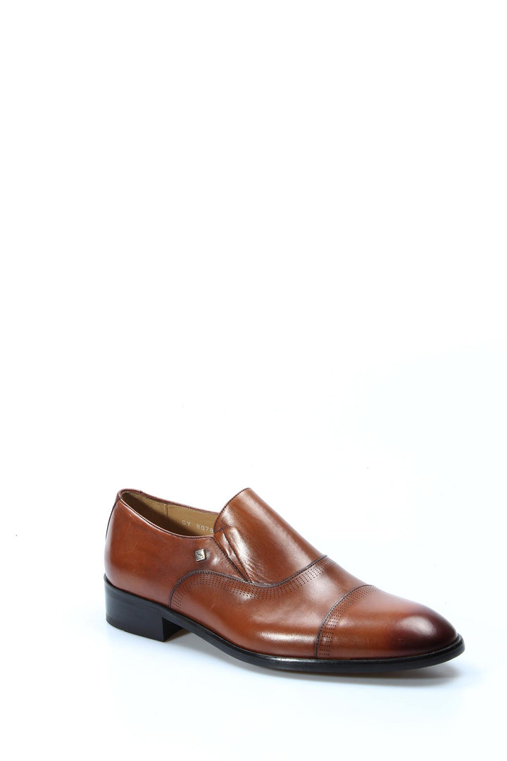 FST Genuine Leather Men's Classic Shoes 278MA8078LZR Tabacco - Benalmádena