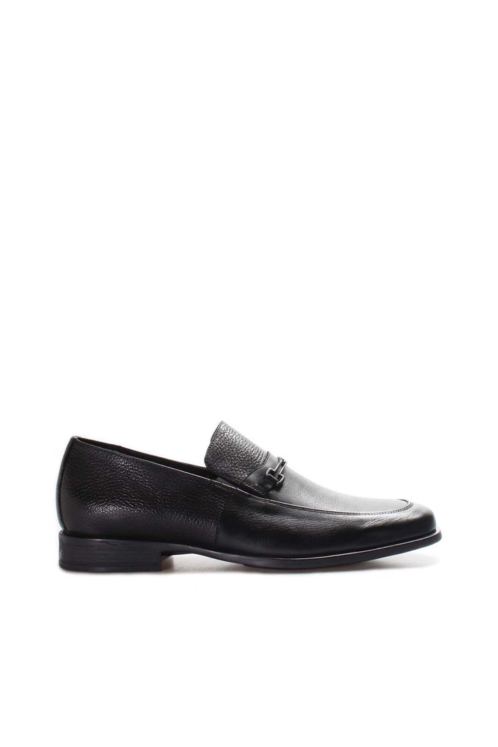 FST Genuine Leather Men's Classic Shoes 517MA1004 Black - Plainfield