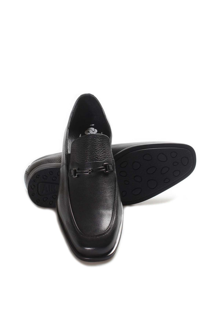 FST Genuine Leather Men's Classic Shoes 517MA1004 Black - Plainfield