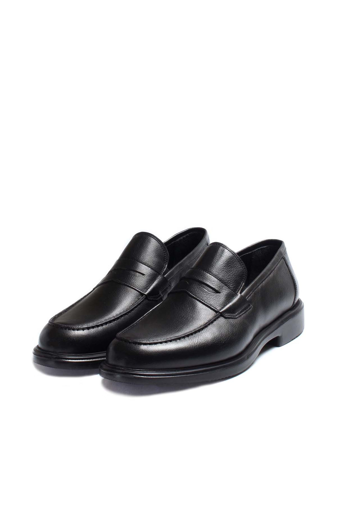 FST Genuine Leather Men's Classic Shoes 630MA308 Black - Mira