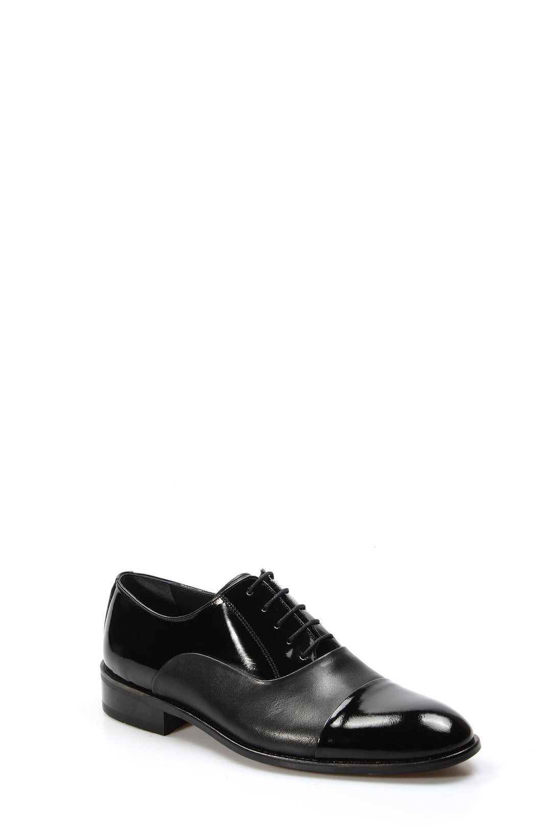 FST Genuine Leather Men's Classic Shoe 867MA075JUR Black Patent - Deventer