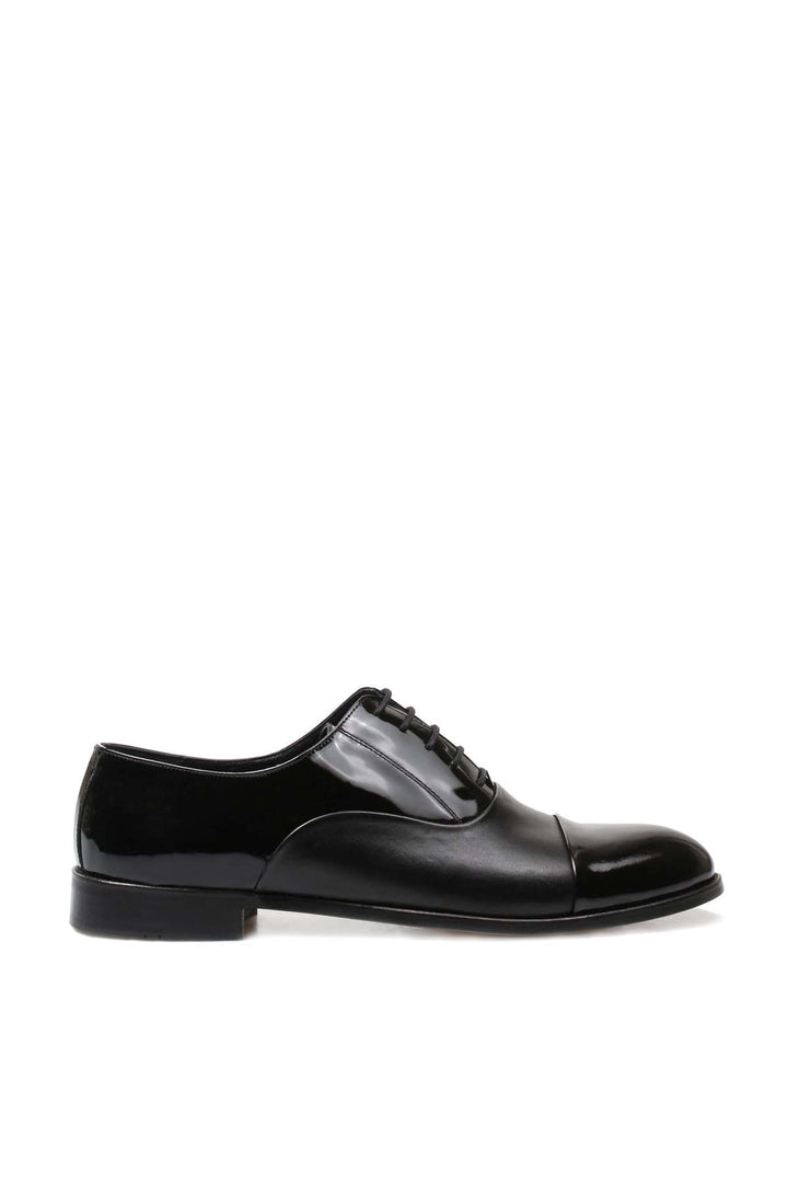 FST Genuine Leather Men's Classic Shoe 867MBA075JUR Black Patent - Huesca