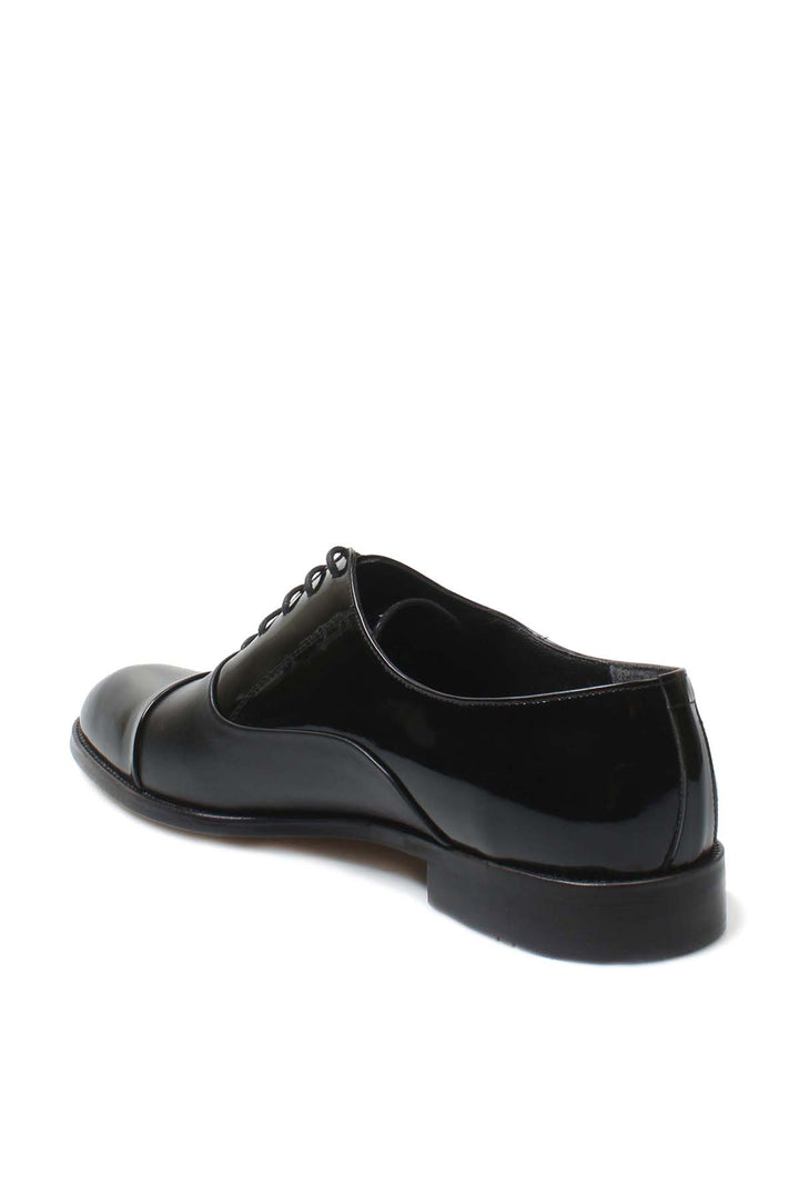 FST Genuine Leather Men's Classic Shoe 867MBA075JUR Black Patent - Huesca