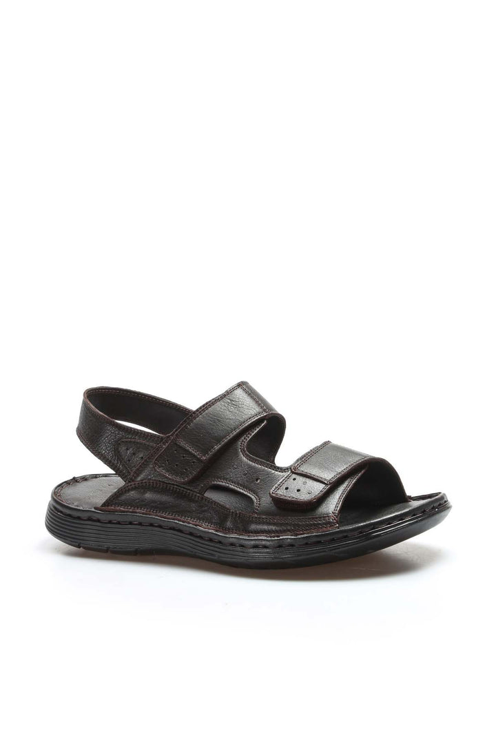 FST Genuine Leather Men's Classic Sandal 018MAG-208-71 Brown - Mentor