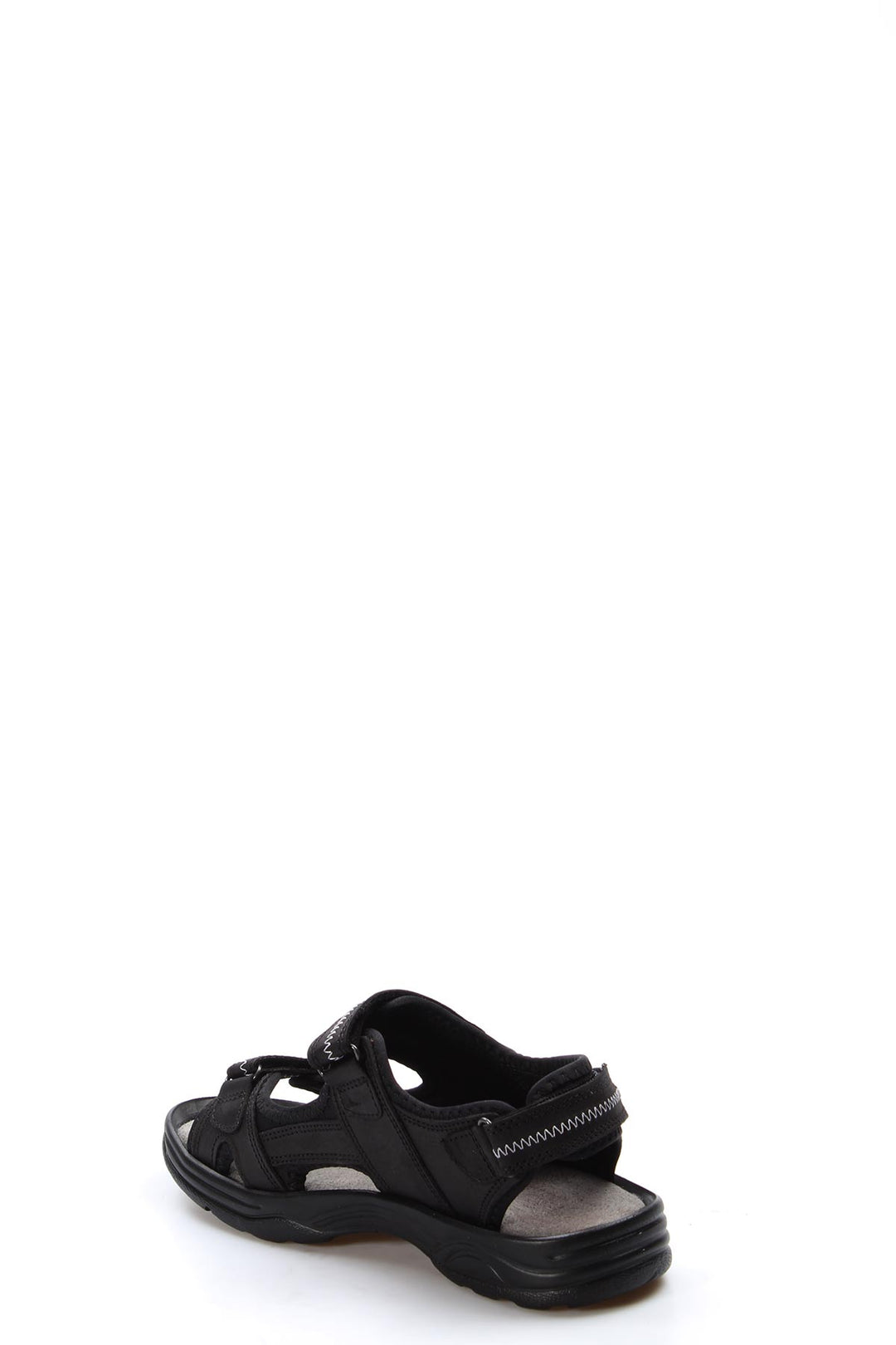 FST Genuine Leather Men's Classic Sandal 907GA1517 Black - Brescia
