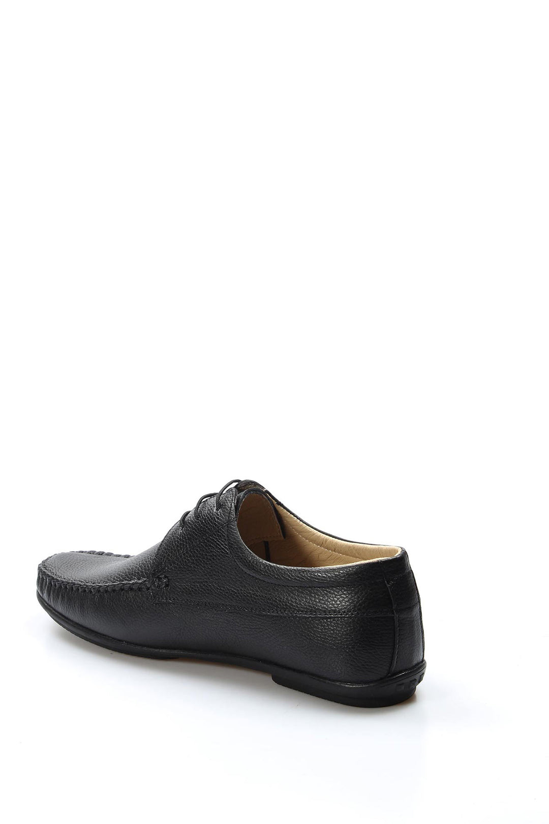 FST Genuine Leather Men's Loafer Shoes 628MA1005 Black - Worksop