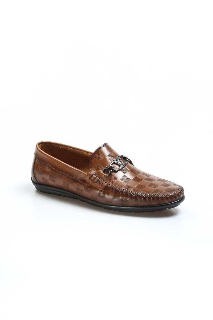 FST Genuine Leather Men's Loafer Shoes 819MA109 Brown - Ponte de Lima