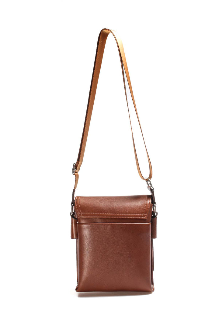 FST Genuine Leather Men's Portfolio Bag 779CA4264 Brown - Brive-la-Gaillarde