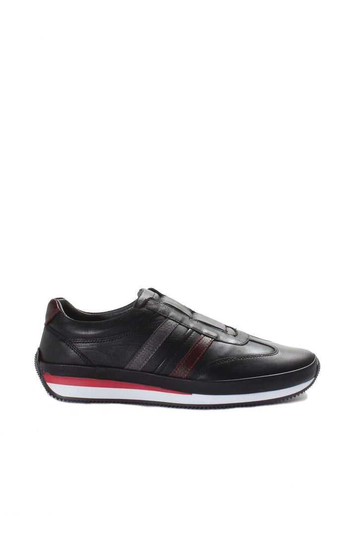 FST Genuine Leather Men's Sneakers 856MA1788 Black - Lehigh Acres