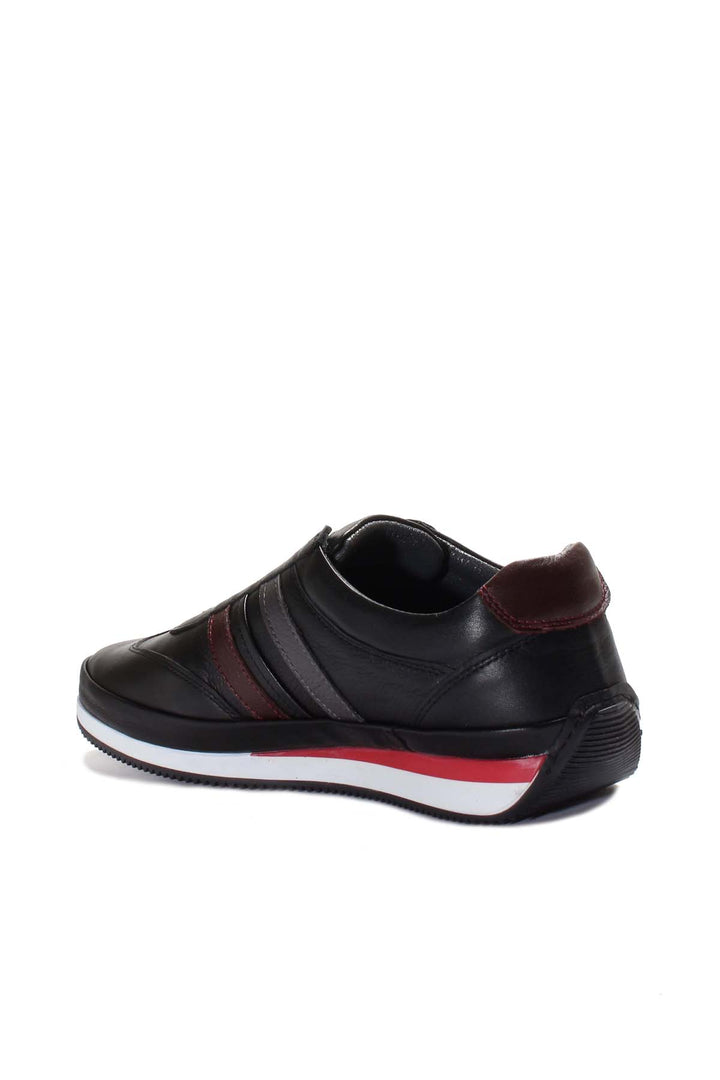 FST Genuine Leather Men's Sneakers 856MA1788 Black - Lehigh Acres