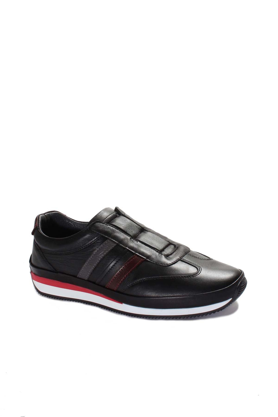FST Genuine Leather Men's Sneakers 856MA1788 Black - Lehigh Acres
