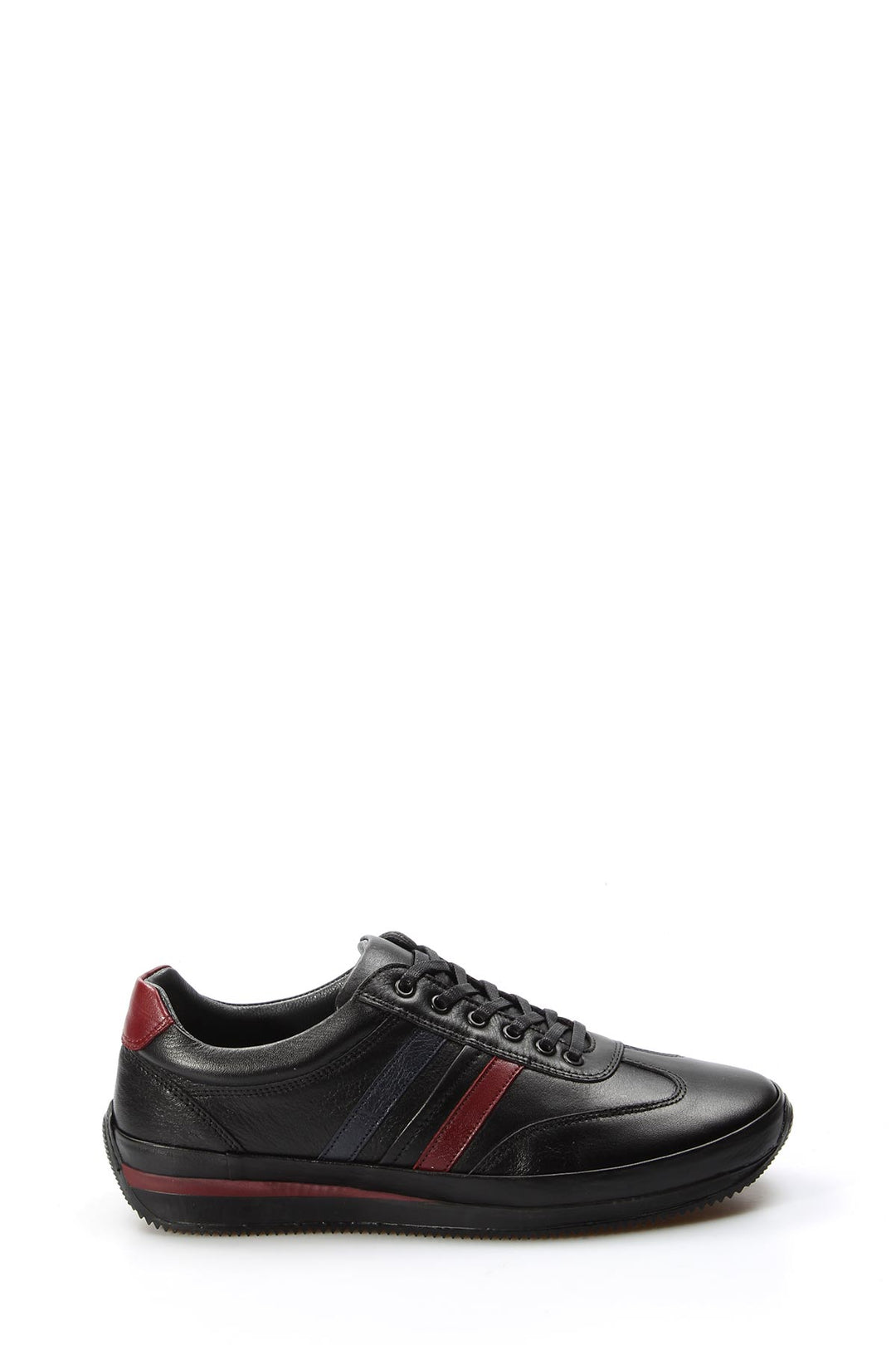 FST Genuine Leather Men's Sneakers 856MA1798 Burgundy Black - Pabellón de Arteaga