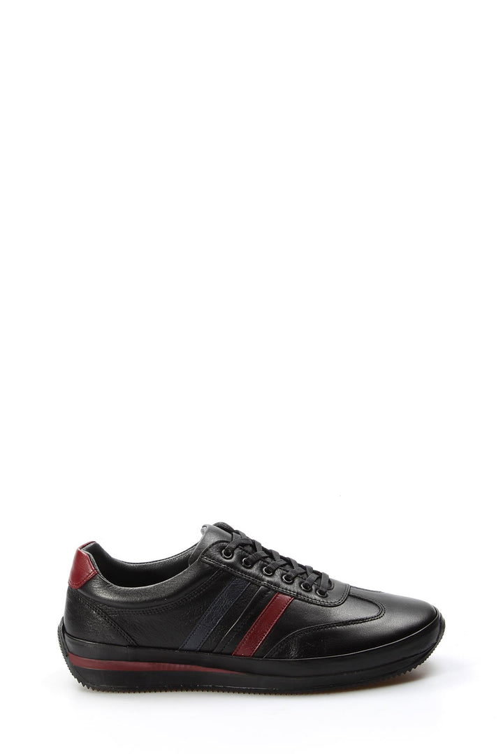 FST Genuine Leather Men's Sneakers 856MA1798 Burgundy Black - Pabellón de Arteaga