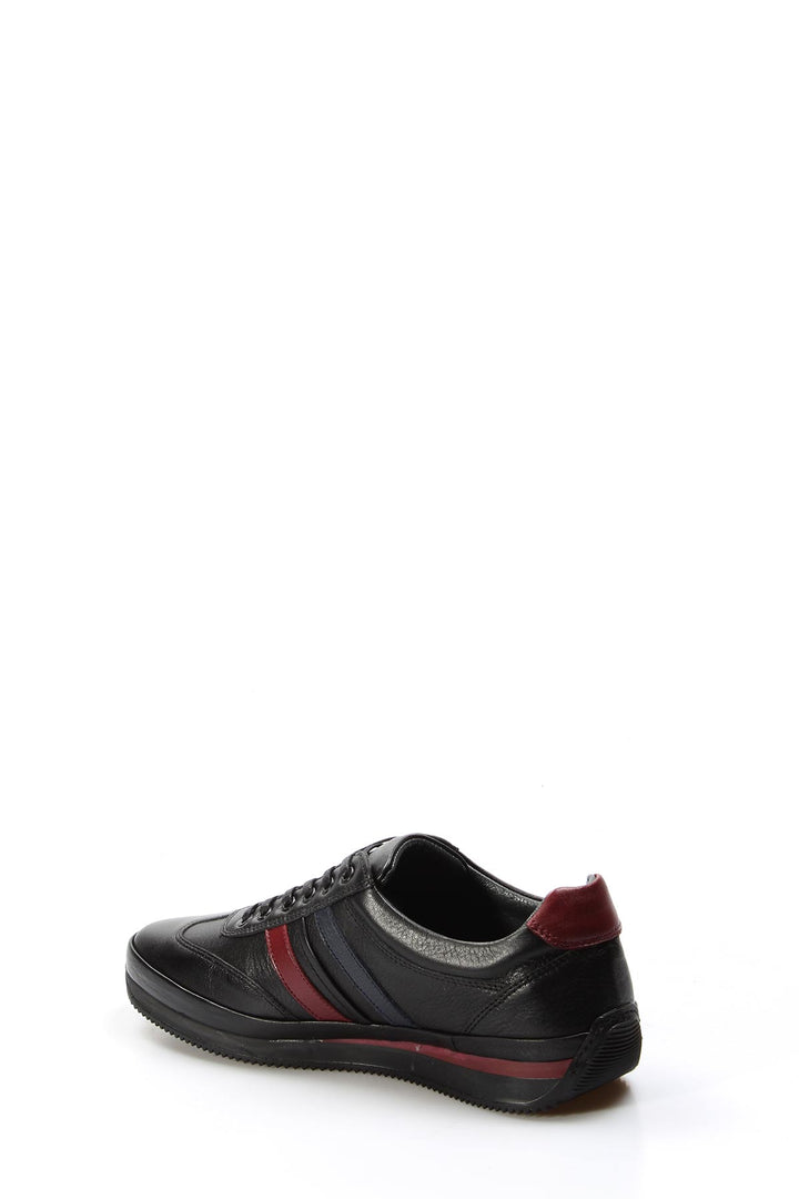 FST Genuine Leather Men's Sneakers 856MA1798 Burgundy Black - Pabellón de Arteaga