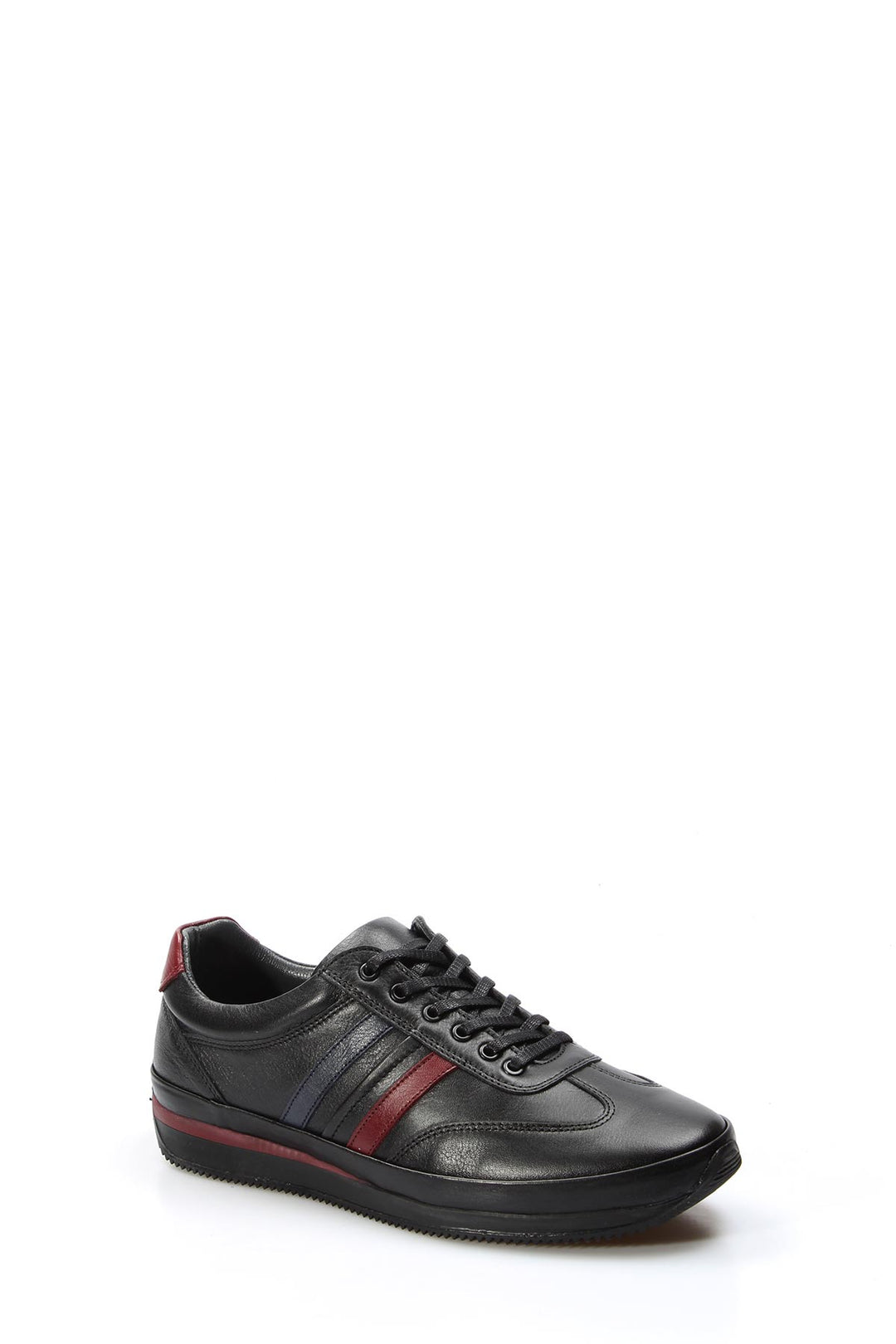 FST Genuine Leather Men's Sneakers 856MA1798 Burgundy Black - Pabellón de Arteaga