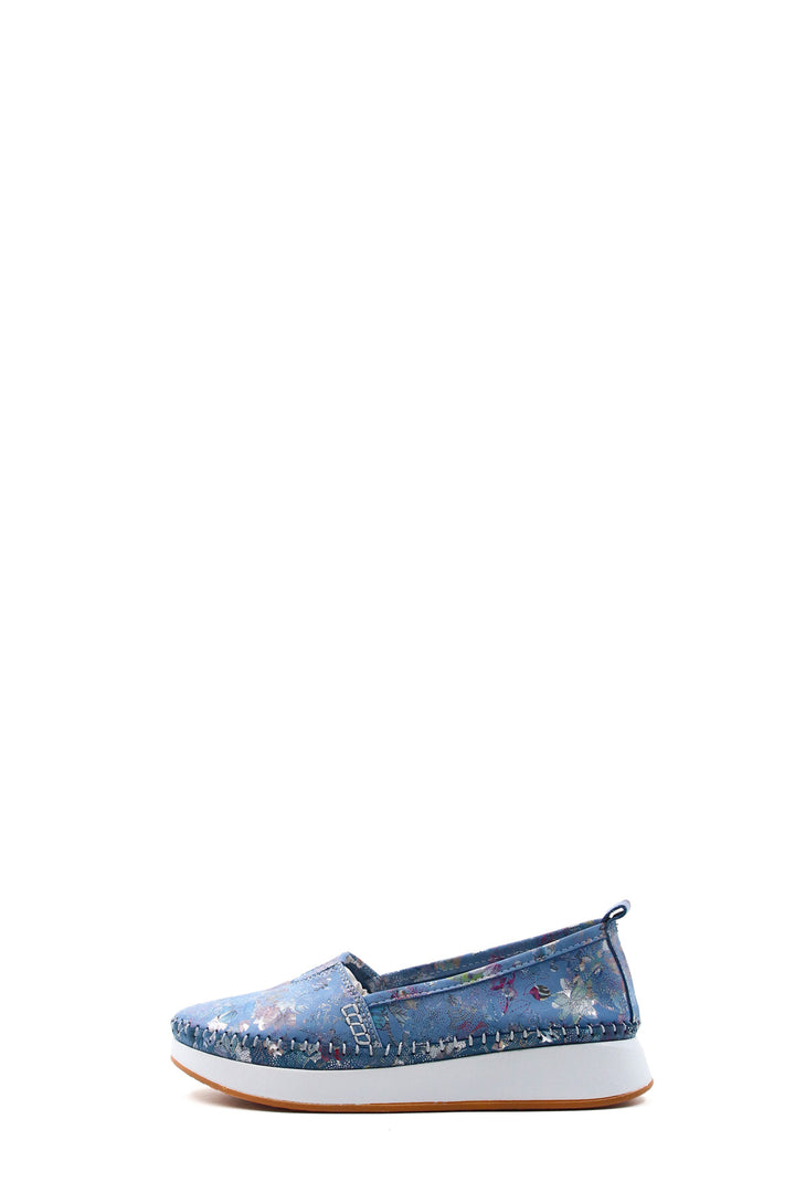 FST Genuine Leather Women's Casual Shoes 122ZA24075 Denim Flower - Bay City