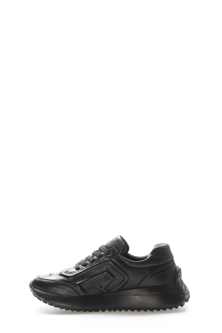 FST Genuine Leather Women's Casual Shoes 136ZA507 Black - Milwaukee