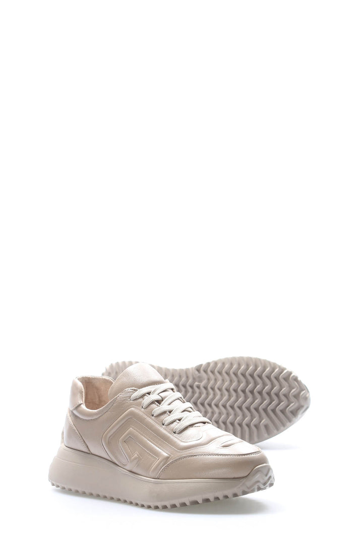 FST Genuine Leather Women's Casual Shoes 136ZA507 Silver - Benalmádena