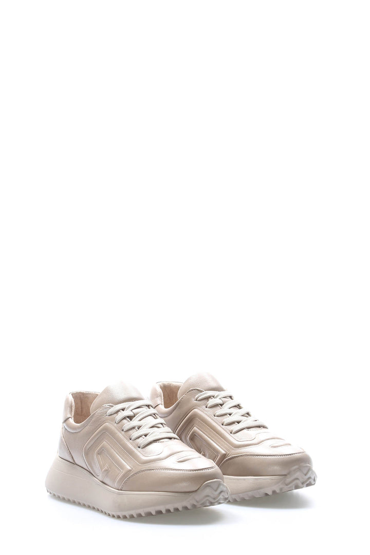 FST Genuine Leather Women's Casual Shoes 136ZA507 Silver - Benalmádena