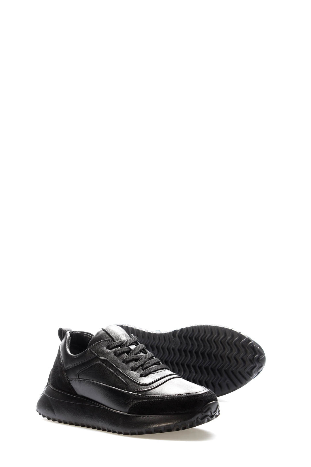 FST Genuine Leather Women's Casual Shoes 136ZA903 Black - Eschweiler