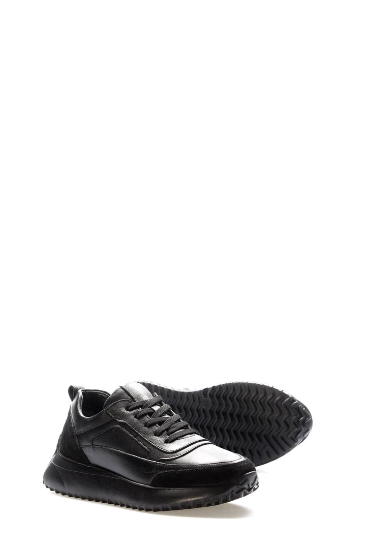 FST Genuine Leather Women's Casual Shoes 136ZA903 Black - Eschweiler