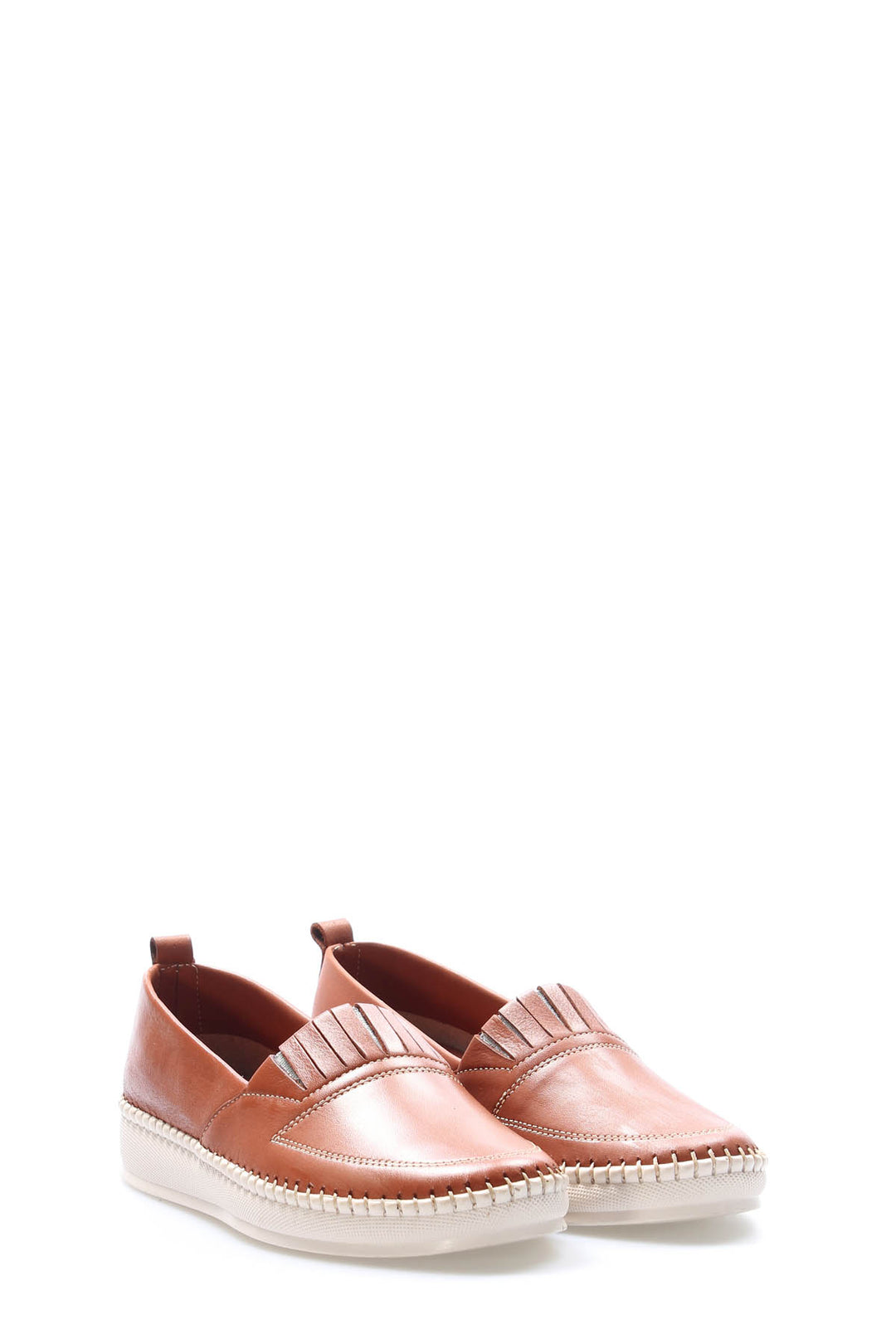 FST Genuine Leather Women's Casual Shoes 164ZA2010 Brown - Loveland