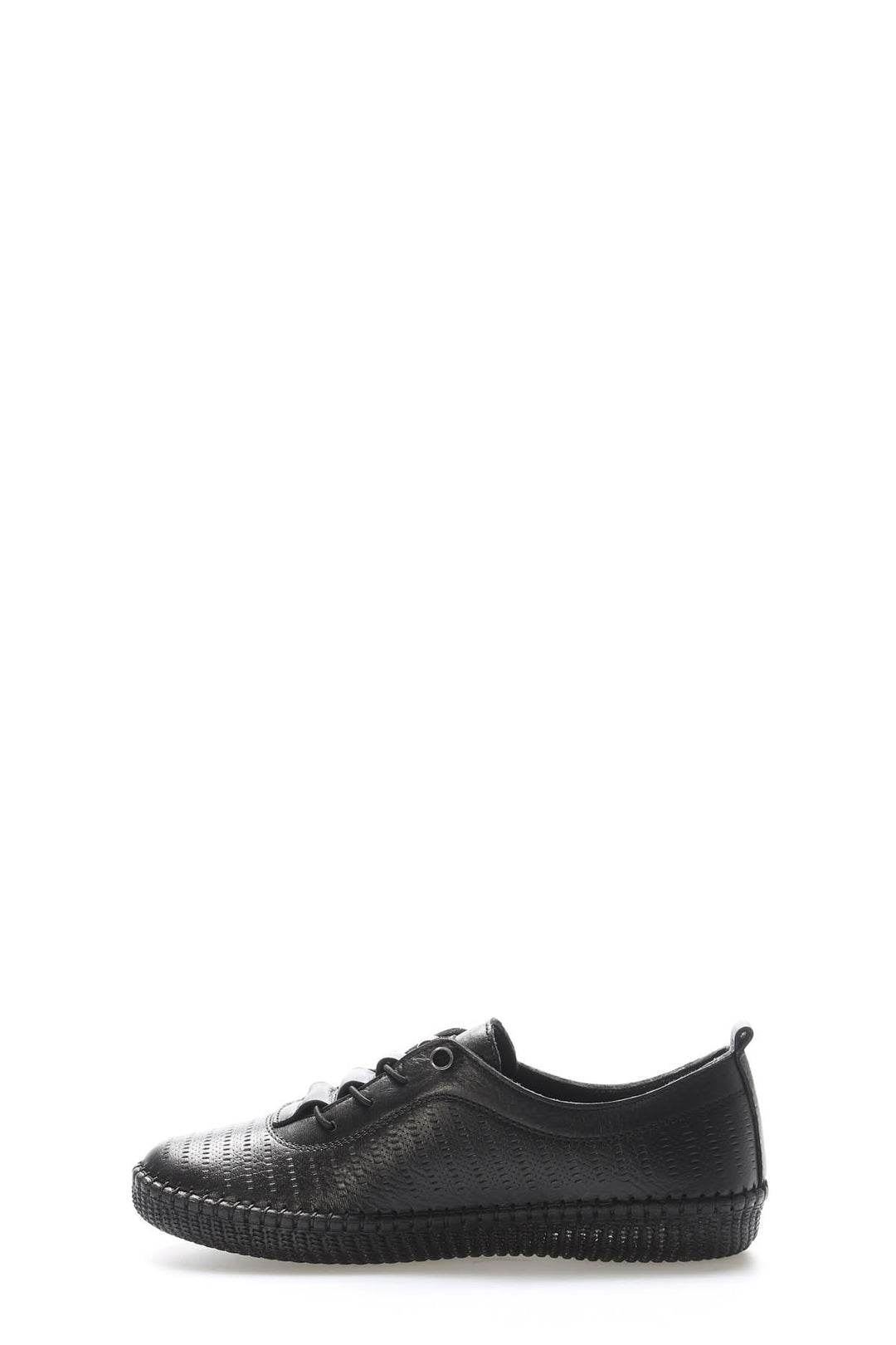 FST Genuine Leather Women's Casual Shoes 164ZA5028 Black - Worthing