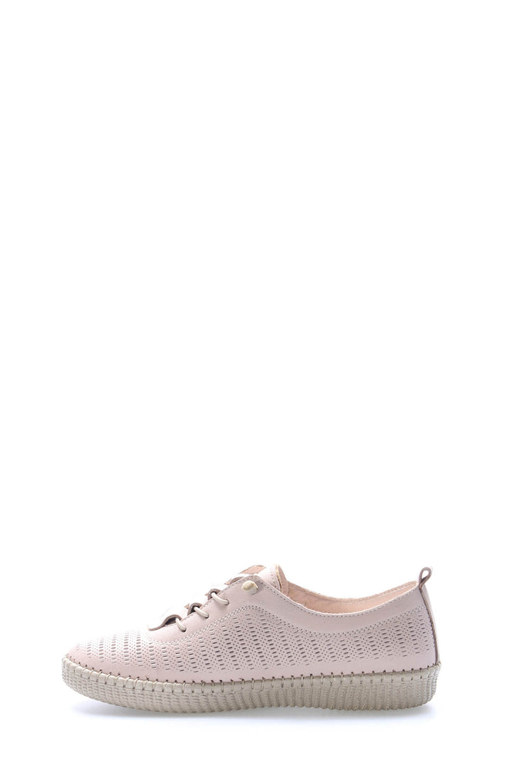FST Genuine Leather Women's Casual Shoes 164ZA5028 Beige - Hereford
