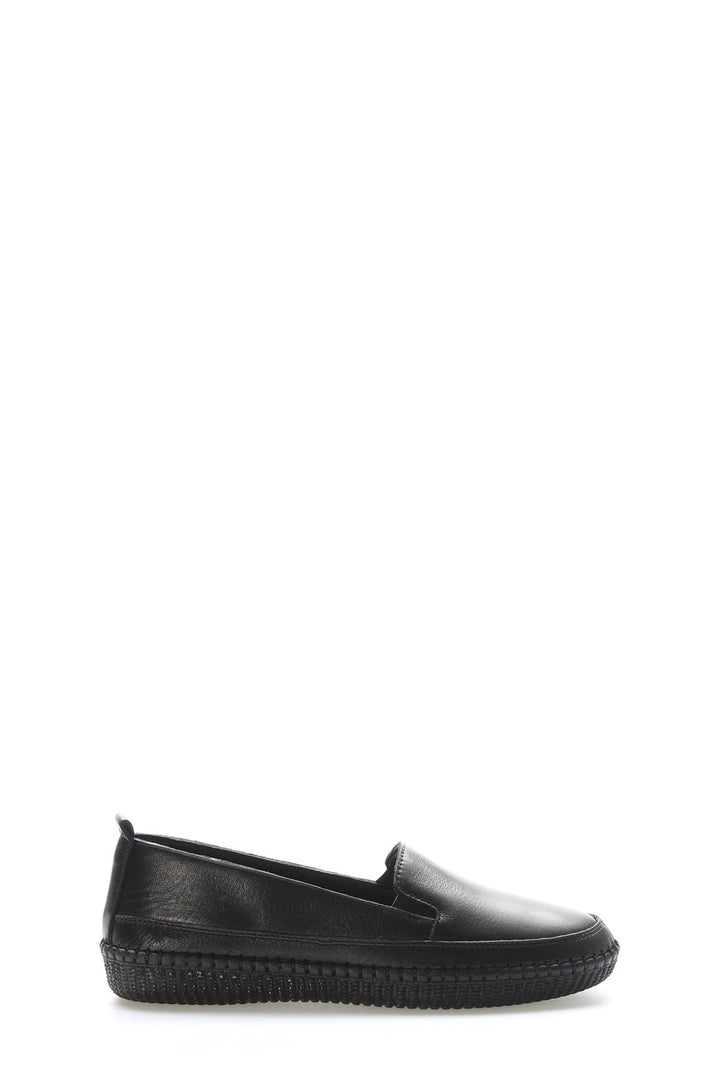 FST Genuine Leather Women's Casual Shoes 164ZA7010 Black - Maroúsi