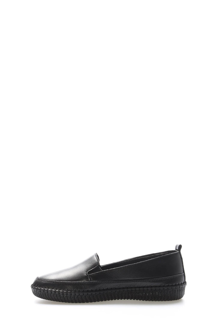 FST Genuine Leather Women's Casual Shoes 164ZA7010 Black - Maroúsi