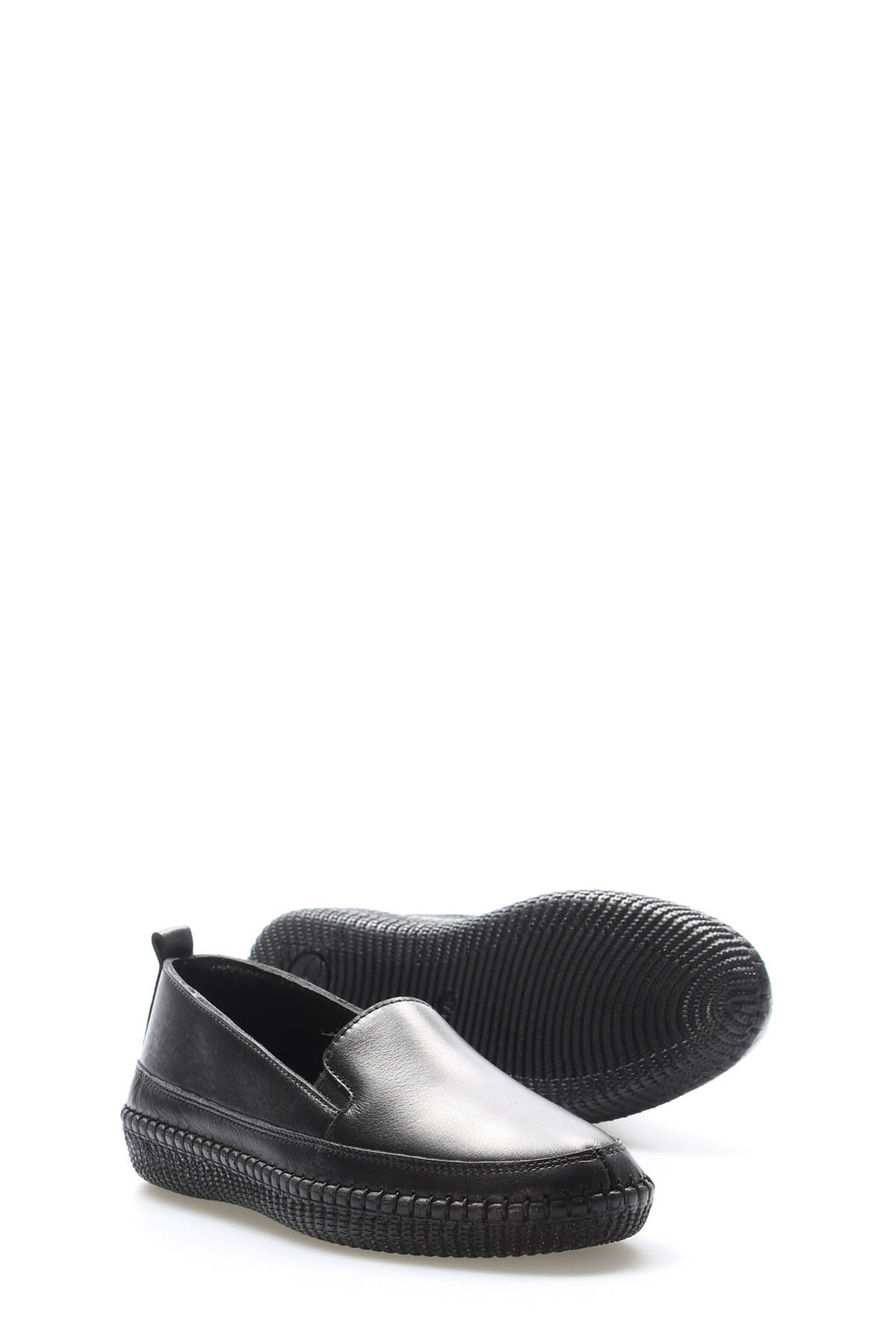 FST Genuine Leather Women's Casual Shoes 164ZA7010 Black - Maroúsi