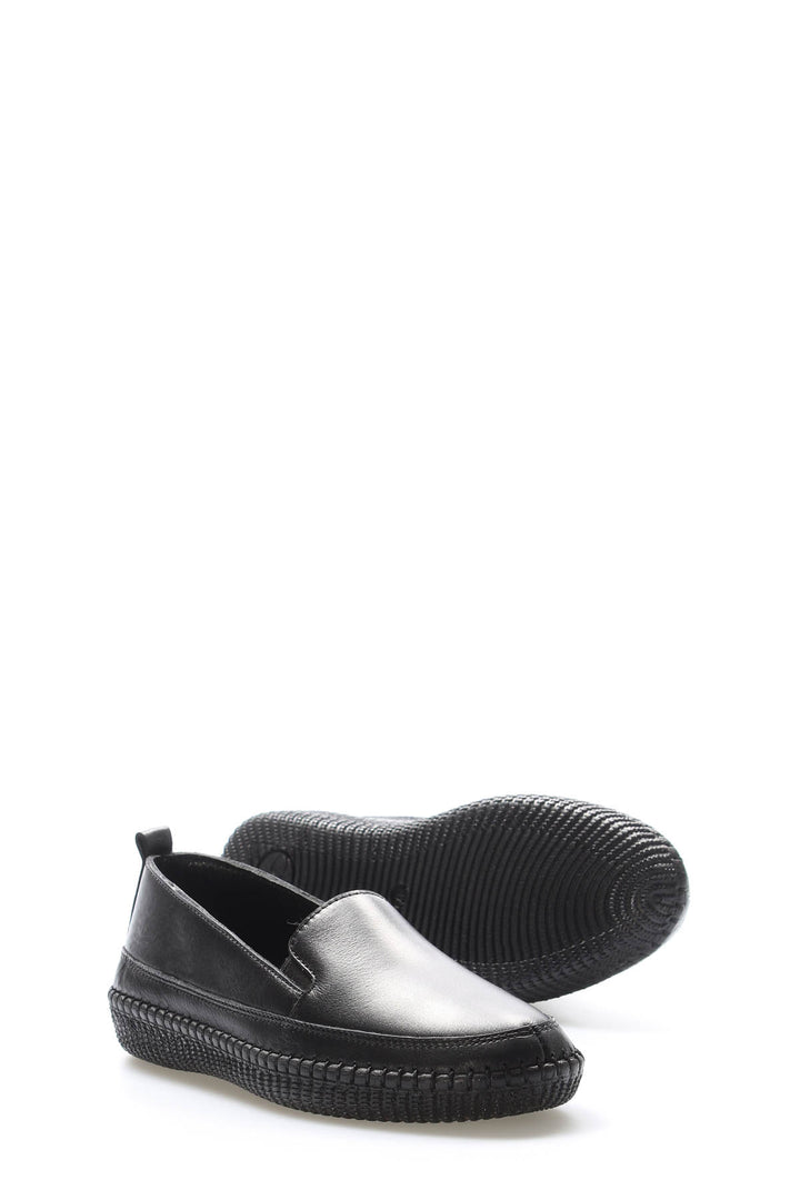 FST Genuine Leather Women's Casual Shoes 164ZA7010 Black - Maroúsi