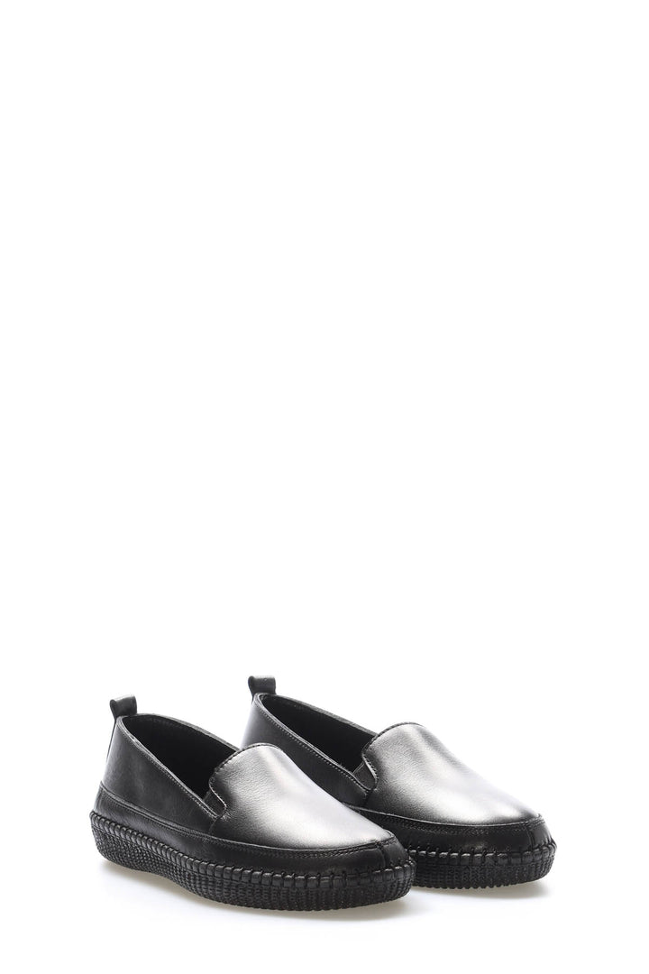 FST Genuine Leather Women's Casual Shoes 164ZA7010 Black - Maroúsi