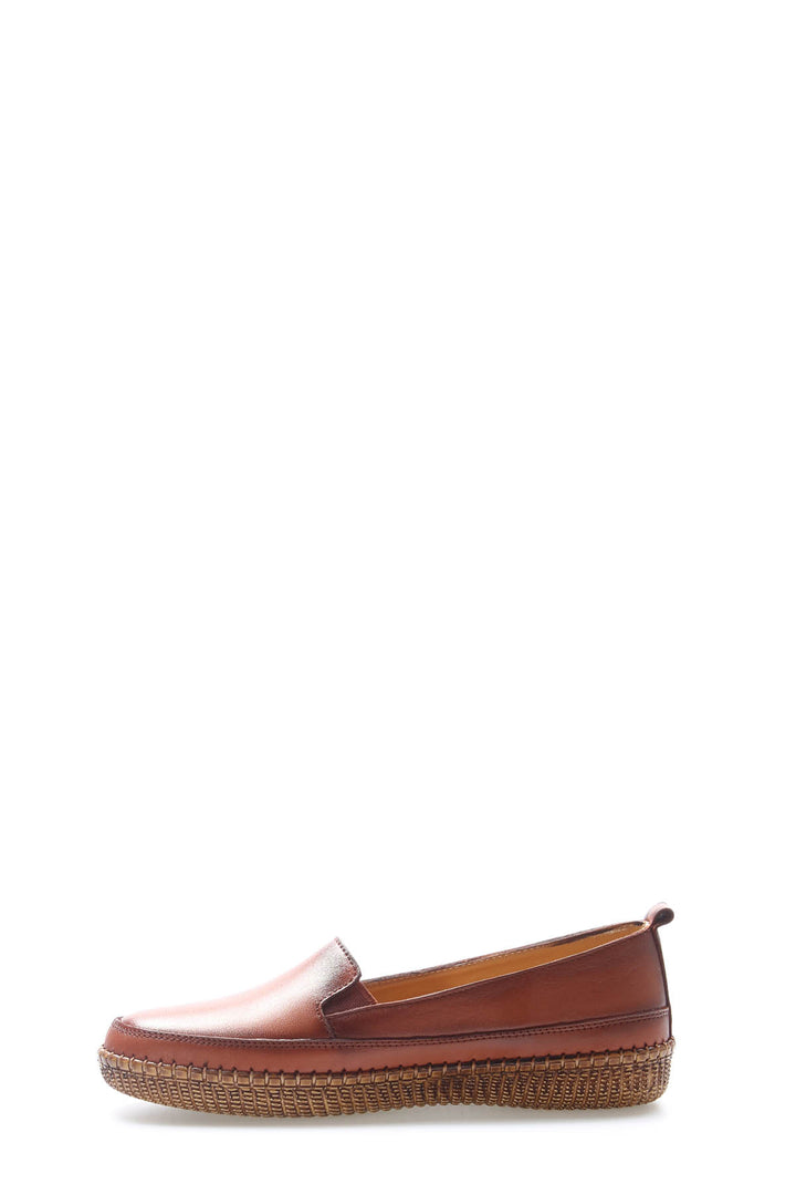FST Genuine Leather Women's Casual Shoes 164ZA7010 Brown - Minneapolis