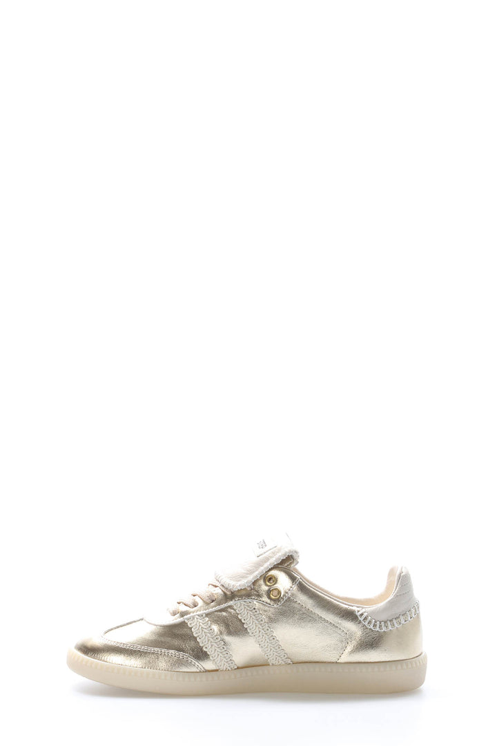 FST Genuine Leather Women's Casual Shoes 167ZA0028-8 Gold - Alfortville