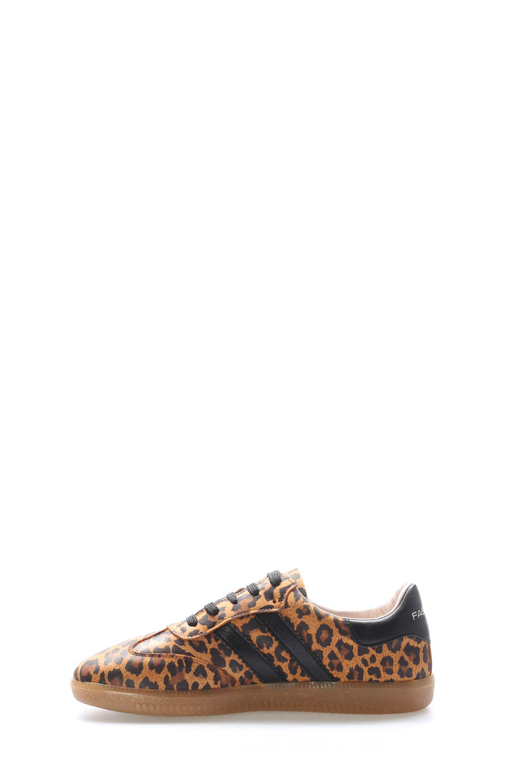 FST Genuine Leather Women's Casual Shoes 182ZA2324 Leopard - San Francisco