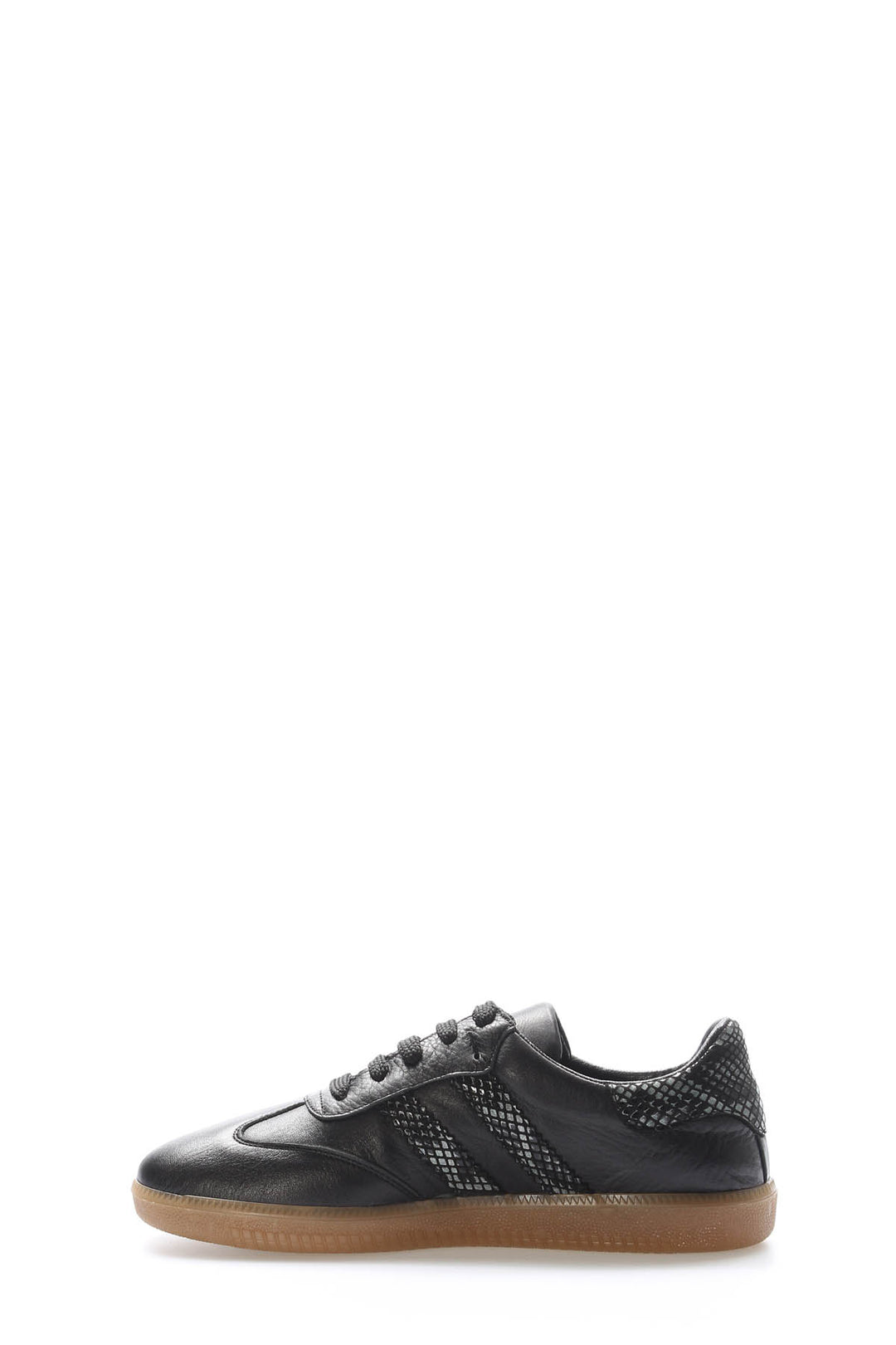 FST Genuine Leather Women's Casual Shoes 182ZA2324 Black Platinum - Edgware