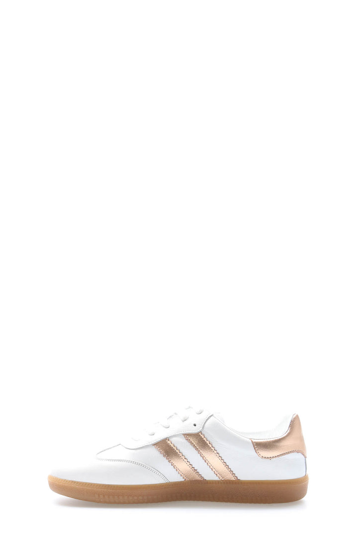FST Genuine Leather Women's Casual Shoes 182ZA2324 White Gold - Saint-Hyacinthe