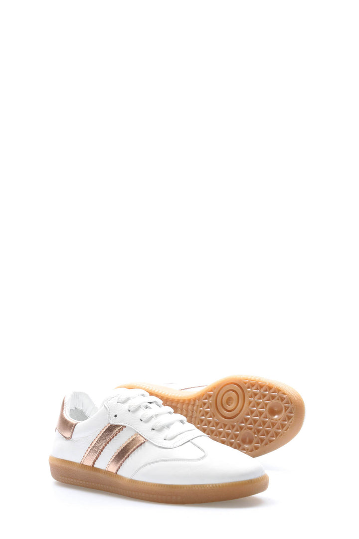 FST Genuine Leather Women's Casual Shoes 182ZA2324 White Gold - Saint-Hyacinthe