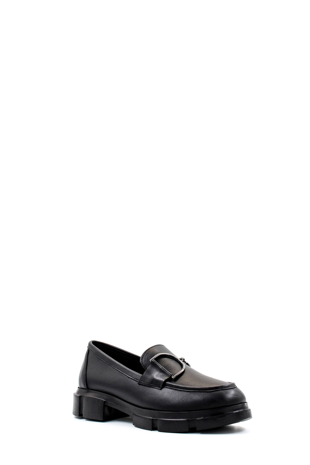 FST Genuine Leather Women's Casual Shoes 408ZA708-504 Black - Dublin