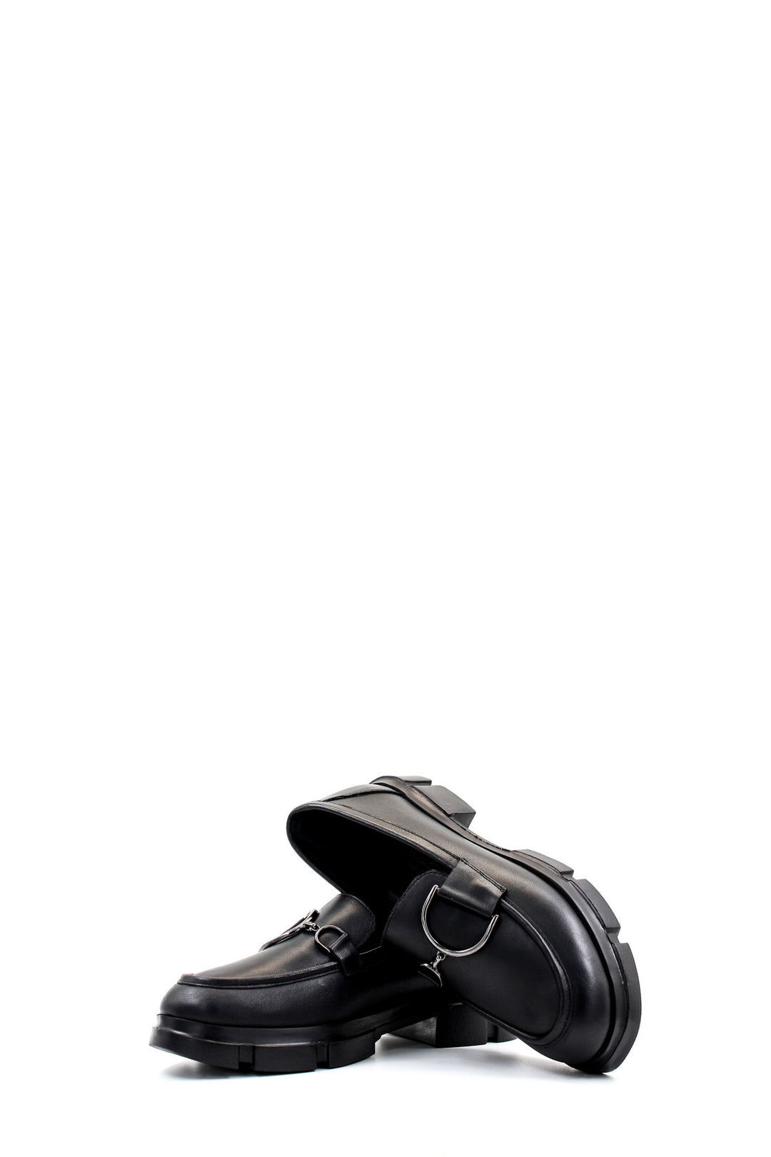FST Genuine Leather Women's Casual Shoes 408ZA708-504 Black - Dublin