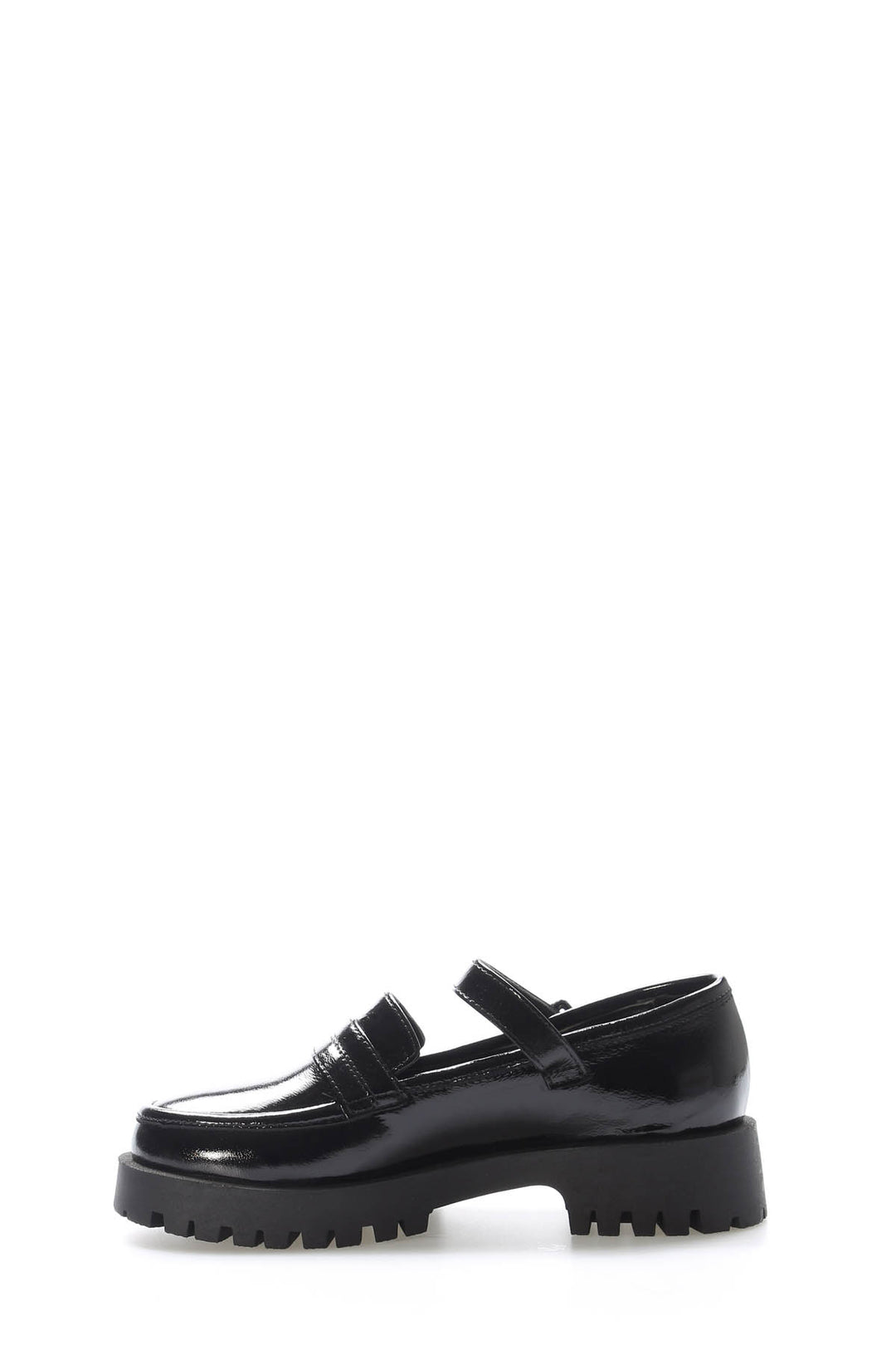 FST Genuine Leather Women's Casual Shoes 581ZA2830 Black Patent - Bletchley