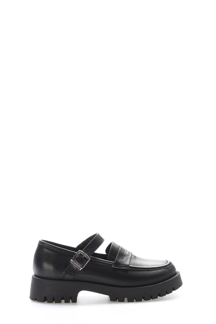 FST Genuine Leather Women's Casual Shoes 581ZA2830 Black - New Rochelle