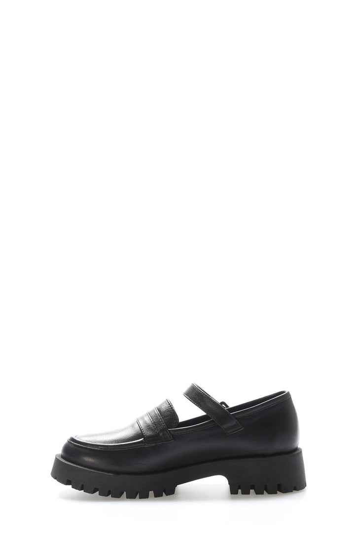 FST Genuine Leather Women's Casual Shoes 581ZA2830 Black - New Rochelle