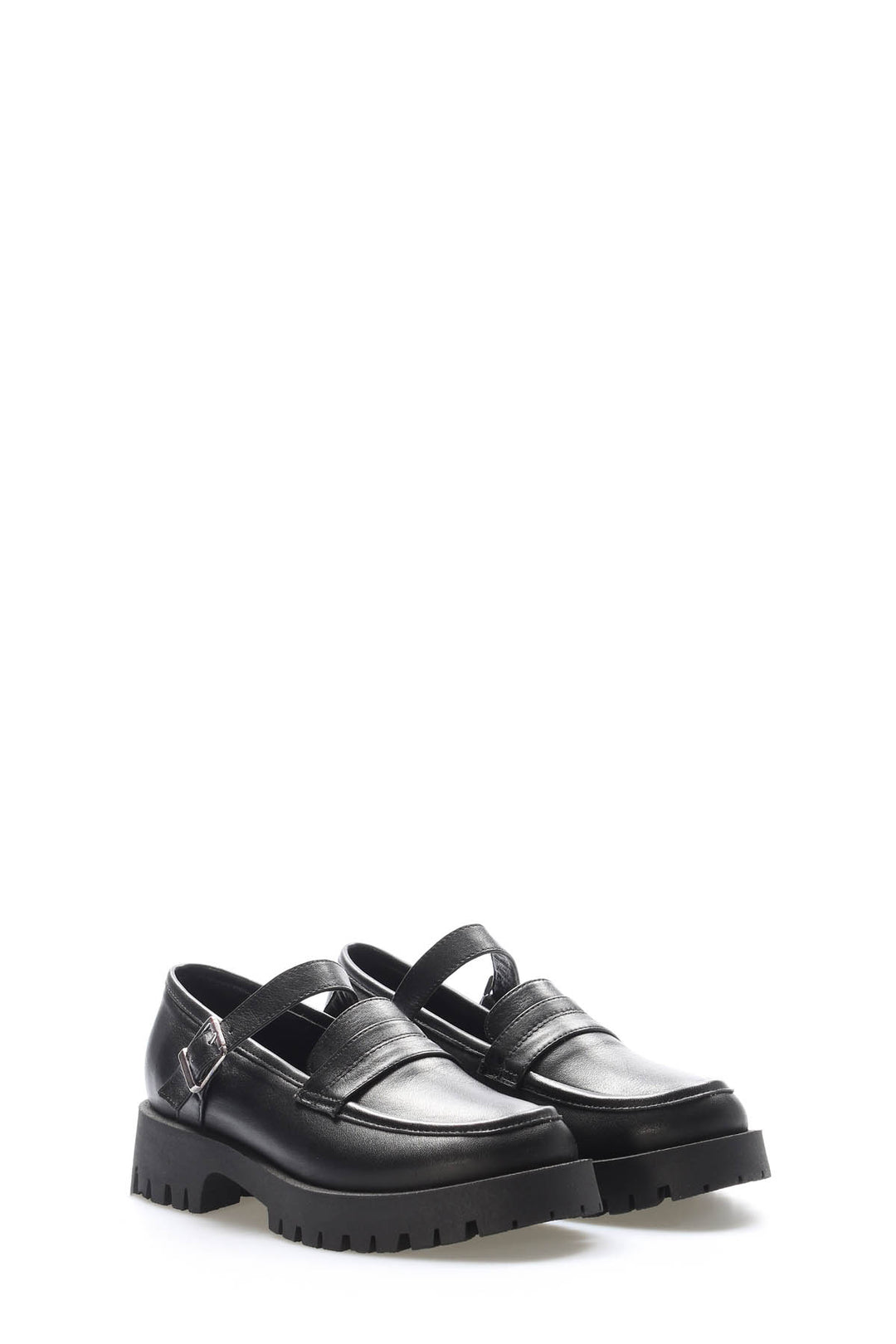 FST Genuine Leather Women's Casual Shoes 581ZA2830 Black - New Rochelle