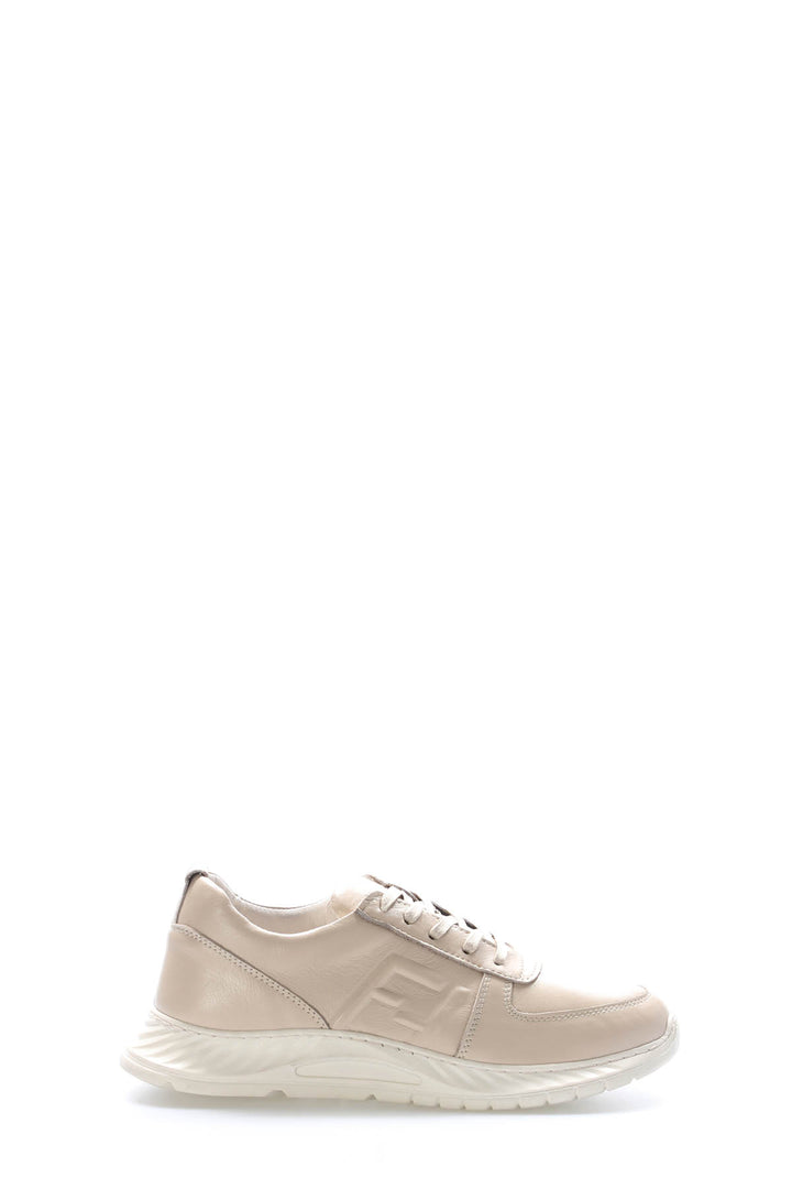 FST Genuine Leather Women's Casual Shoes 583ZA2502 Beige - Brighton