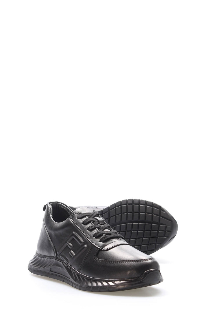 FST Genuine Leather Women's Casual Shoes 583ZA2502 Black - Franklin