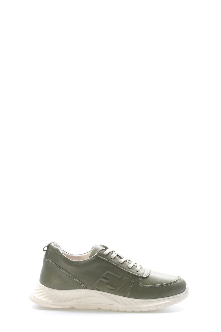 FST Genuine Leather Women's Casual Shoes 583ZA2502 GREEN - Bergkamen